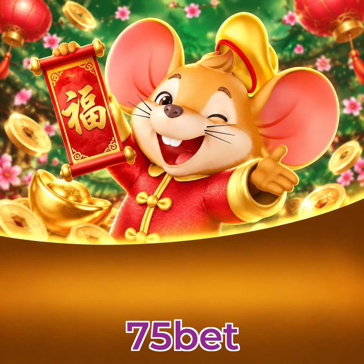 Interface mobile com Plushie Frenzy 75bet